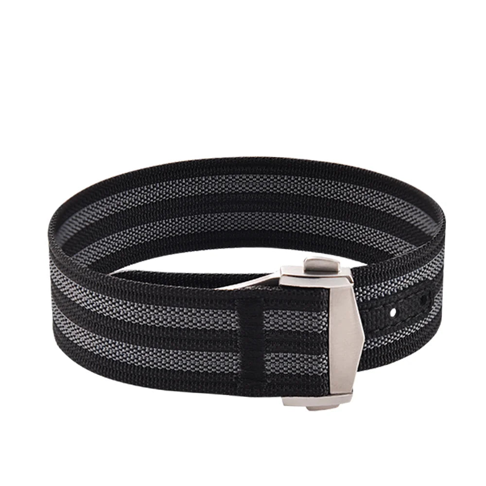 High-Quality Nylon Fluororubber 20mm Bracelet for Omega X Swatch MoonSwatch Sport, Folding Clasp Watch Strap for Seamaster 300