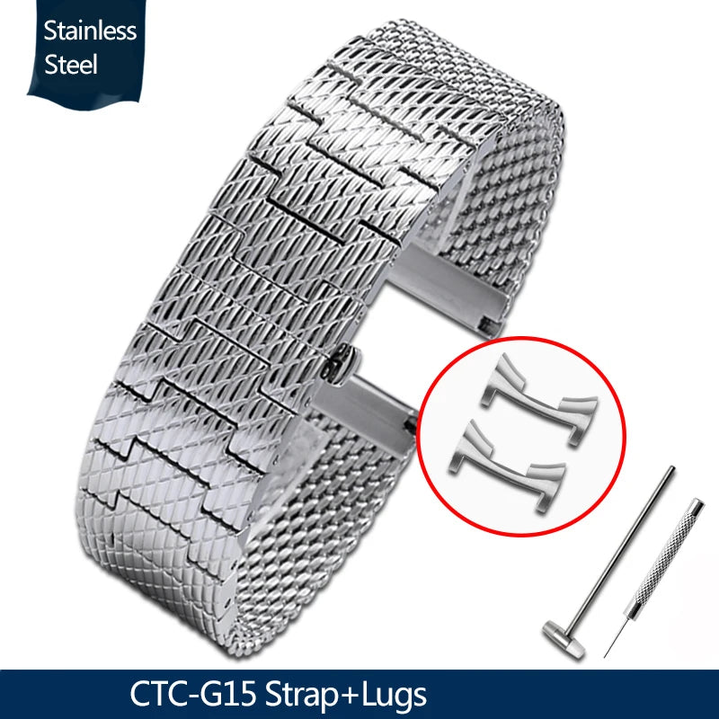 Metal adapter watch connector for Citizen BN2029-01E BN2021-03E BN2024-05E large/huge monster watch band BN2021 stainless steel lug