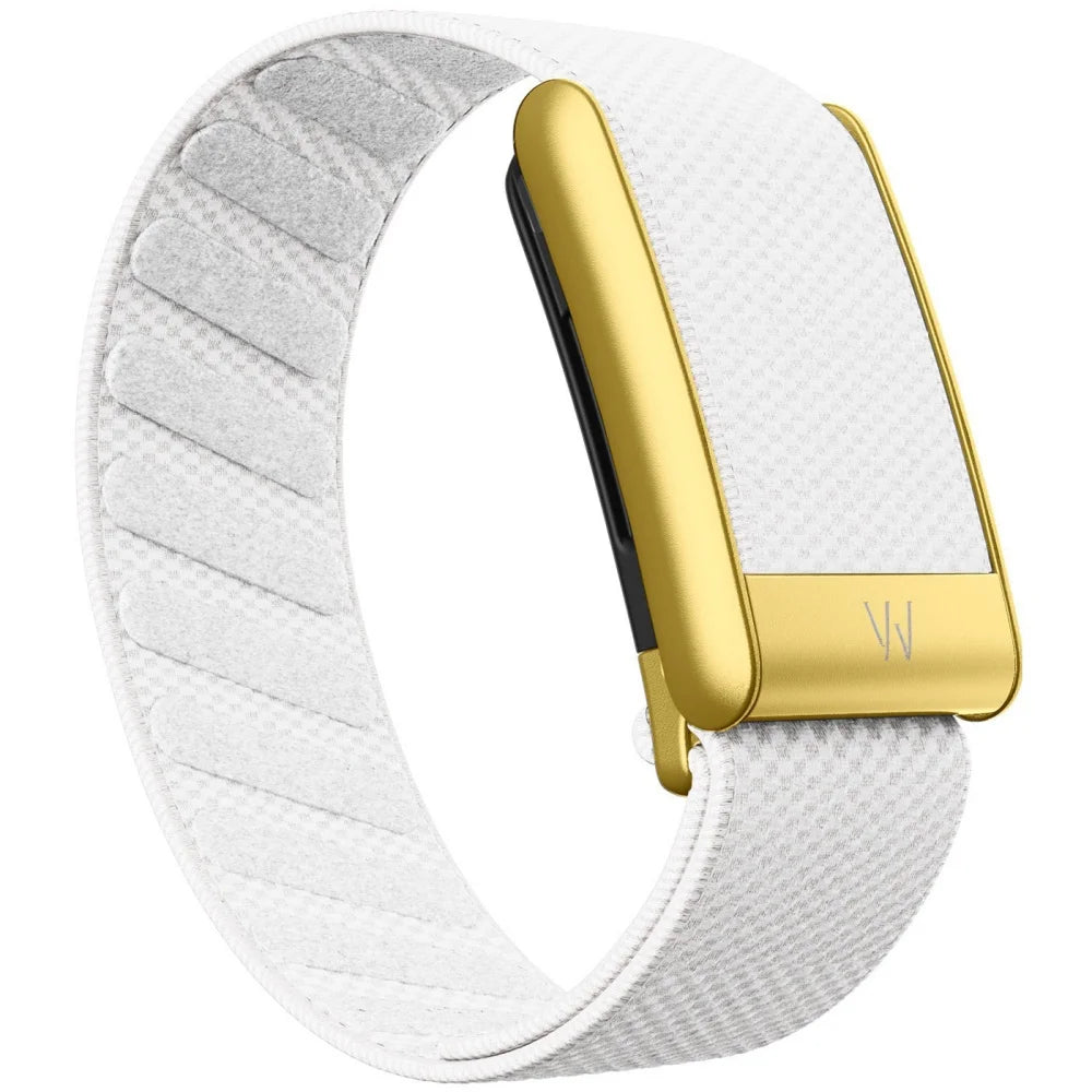 Black, Silver, and Gold Bracelet for Whoop 5.0 Mg, Bracelet with W Logo, Elastic Woven Nylon Band, Sport Replacement Straps for Whoop