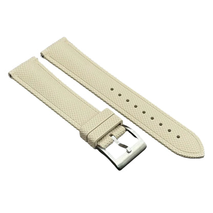 OZE - Bracelet de montre en caoutchouc Premium - Motif Tissu - Rapide / Universel