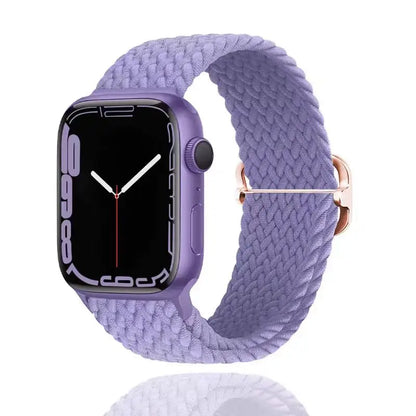 Cinturino in nylon intrecciato traspirante e morbido per Apple IWatch Series 11 10 9 8 7 6 5 4 SE 40/41/42/44/45/46mm