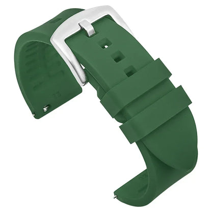Silicone Watch Strap 18mm 19mm 20mm 21mm 22mm 24mm Waterproof Sport Band for Men for Rolex for Seiko Watch Replacement Strap