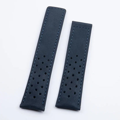 Cinturino per orologio in pelle di vacchetta morbida e satinata, 20/22/24mm, per cinturino TAG HEUER CARERA AQUARACER Monaco F1, fibbia pieghevole in acciaio