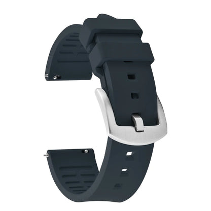 18/19/20/21/22/23/24mm FKM Rubber Watch Strap Diving Sports Quick Release Rubber Bracelet for Tissot/Seiko/Omega Watch Band