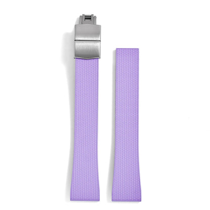Original Stripess CTS FKM 20mm rubber watch strap for d-elug FKM CTS quick release watch strap silver butterfly buckle cut to size