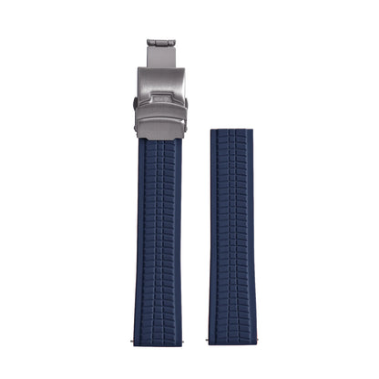 Bracelet de montre CTSFKM de haute qualité, 18mm 20mm 22mm, bandes en caoutchouc, boucle papillon à dégagement rapide, coupe sur la taille pour montre Patek Philippe