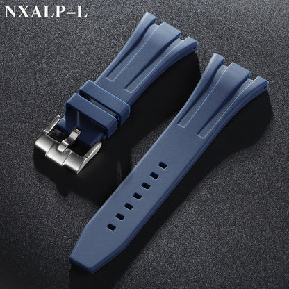 Rubber and silicone watch strap, 26mm 27mm 28mm 30mm, for AP Royal Oak Offshore 15400 26470 15703, accessory for GA2100 strap