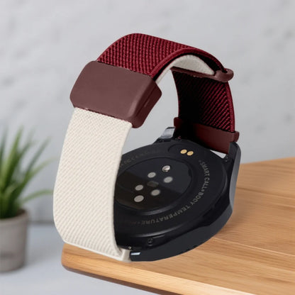 Bracelet magnétique en Nylon, 18/20/22mm, pour Samsung Galaxy 7/6/5/Huawei GT 6/5/4/Garmin Fenix 7/pour Erunner 265, bracelet de remplacement