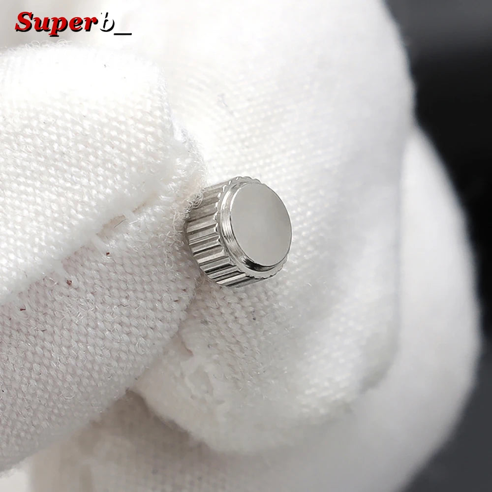 Couronnes de montre étanches de remplacement, 100/300 pièces, outils de réparation assortis avec boîte, accessoires de montre argent et or pour horloger