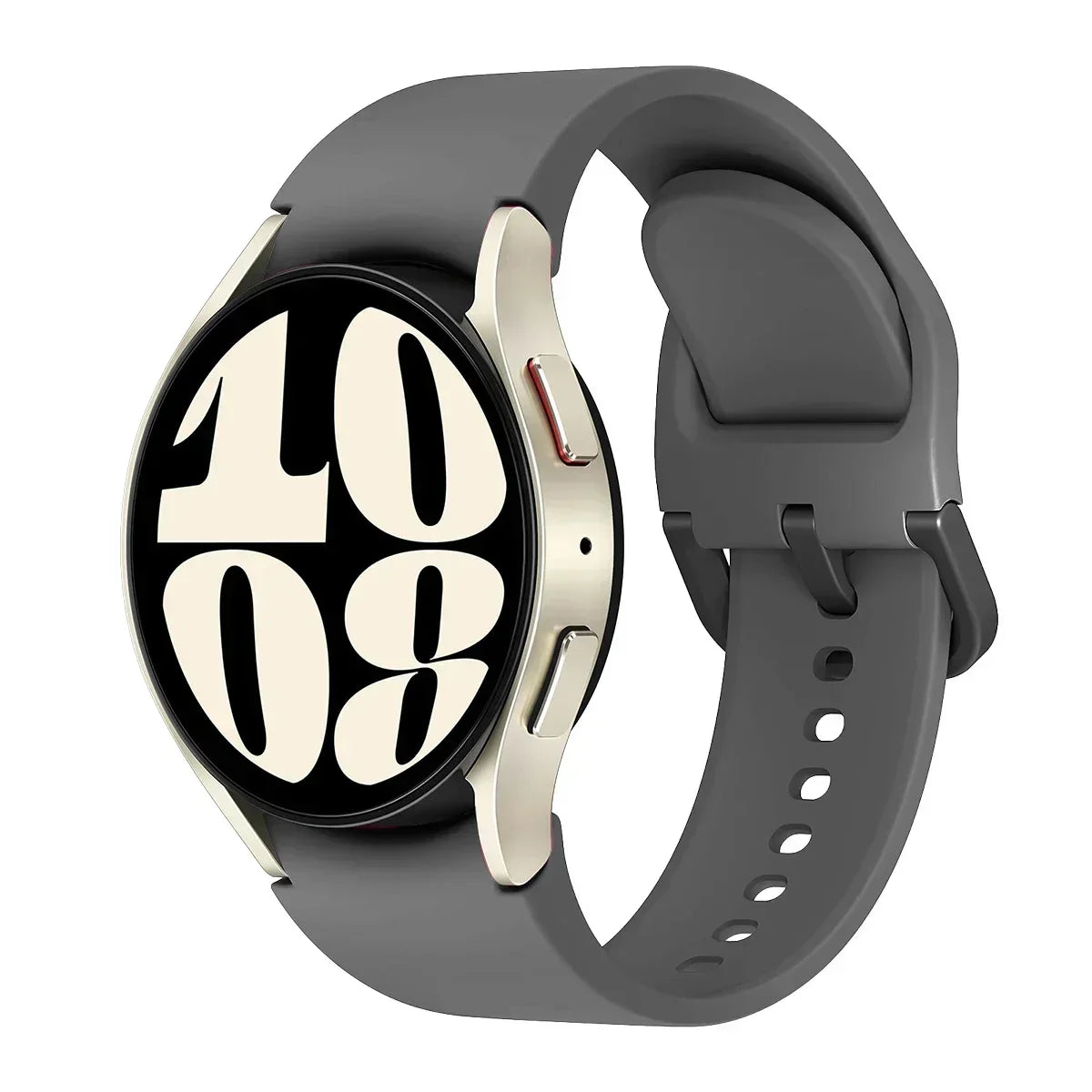 Bracelet en Silicone pour Samsung Galaxy watch 6 4 Classic, 47mm 43mm 46mm, bracelet de remplacement original incurvé pour montre 7 6 5 4 40mm 44mm