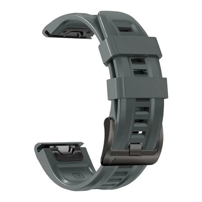 Cinturino in silicone da 22/26 mm per Garmin Fenix 5 5X Plus 6x 7 7X Pro Quatix 8 Fenix 8 Pro 47 mm 51 mm Epix QuickFit, cinturino sportivo da esterno