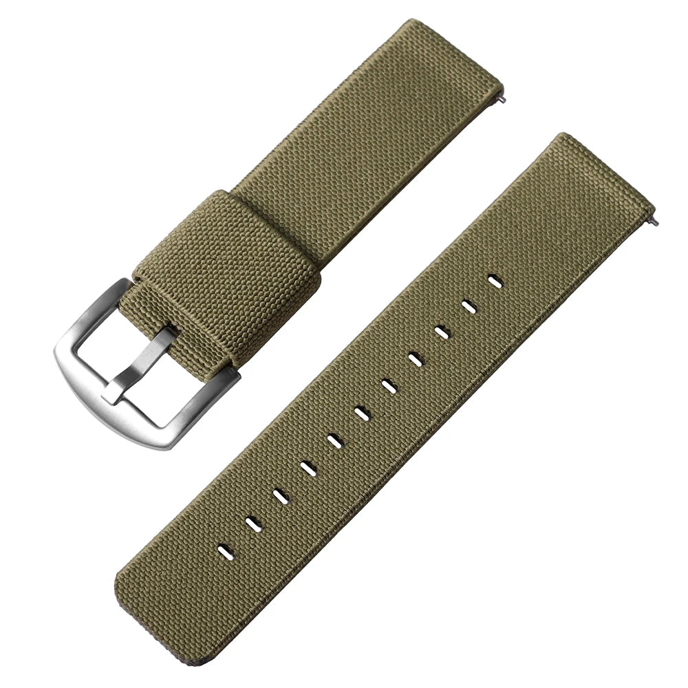 Bracelet de montre en Nylon 18mm 20mm 22mm 24mm bracelet élastique tissé armée pour Seiko bracelet à dégagement rapide bracelet de montre de Sport militaire pour hommes