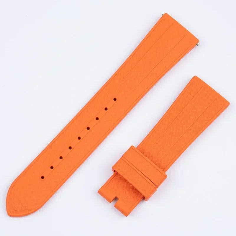 Cinturino universale per orologio, in gomma fluorurata FKM premium, 20 mm, 22 mm, a sgancio rapido, per donna e uomo, ricambio per orologi subacquei