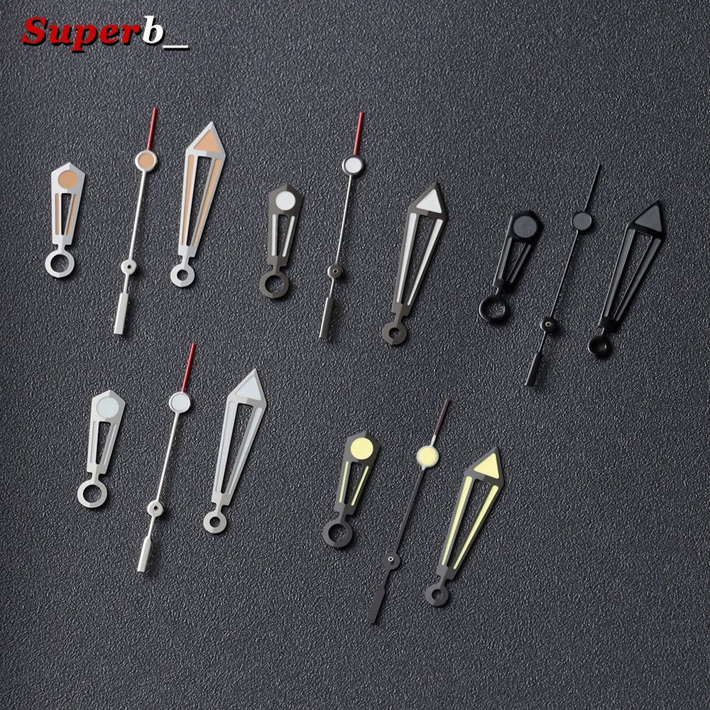 Luminous Watch Hands for Omega Seamaster 300 NH35 NH36, Retrofit Kit for Watch Movements 4R35 4R36 NH35 NH36 7S26