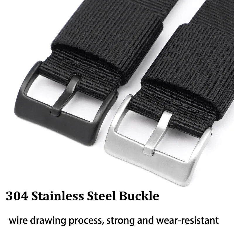 Nylon Strap for Casio F91W AE-1200 1300 F-108 SGW-300/400/500 W-800H, Quick Release Canvas Watch Band, Men's Accessories, 16mm 18mm