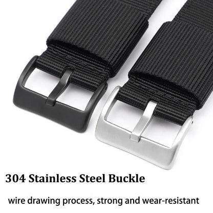 Nylon Strap for Casio F91W AE-1200 1300 F-108 SGW-300/400/500 W-800H, Quick Release Canvas Watch Band, Men's Accessories, 16mm 18mm