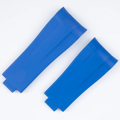 FKM Fluororubber Watch Strap, Natural Rubber, 21mm, Accessories for Rolex 41mm Submariner Explorer 216570, Deployant Buckle.