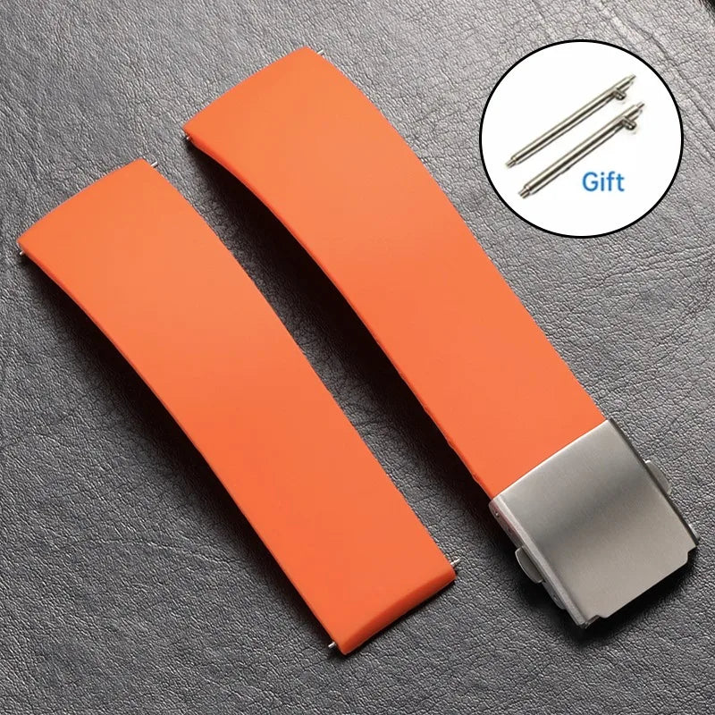 Cinturino in silicone morbido per Huawei GT3/4/5 da 18 mm, 20 mm, 22 mm, 24 mm, per uomo e donna, cinturino a sgancio rapido, cinturino universale in gomma