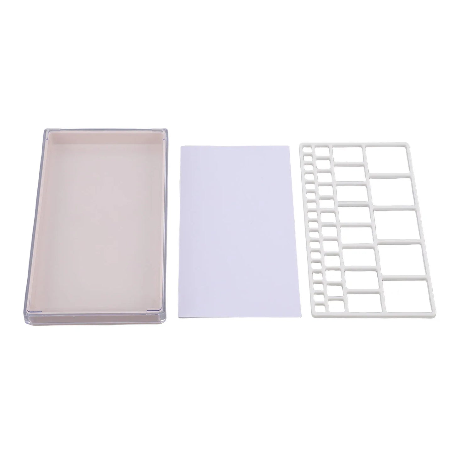 Boîte de rangement pour pièces de montres, pour horlogers, vis de bijouterie, outils de réparation de montres, plateau de rangement en plastique pour pièces de montres