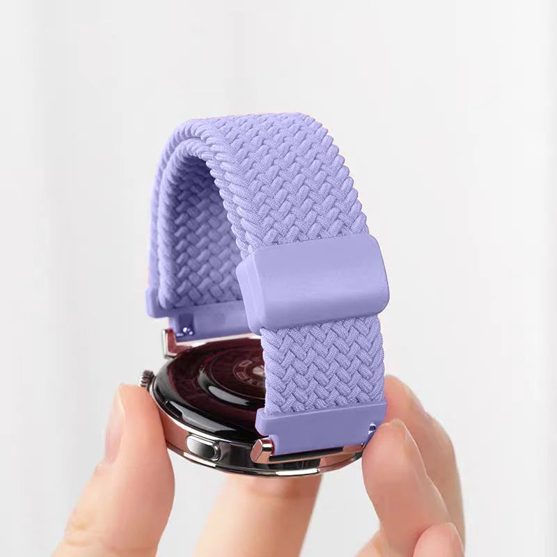 Cinturino magnetico in nylon da 18/20/22mm, 1 pezzo, per Samsung Watch4/5/6/7 Huawei GT4/GT3/Watch 4/Amazfit GTR4/stratos/Garmin Venu/Fenix 7