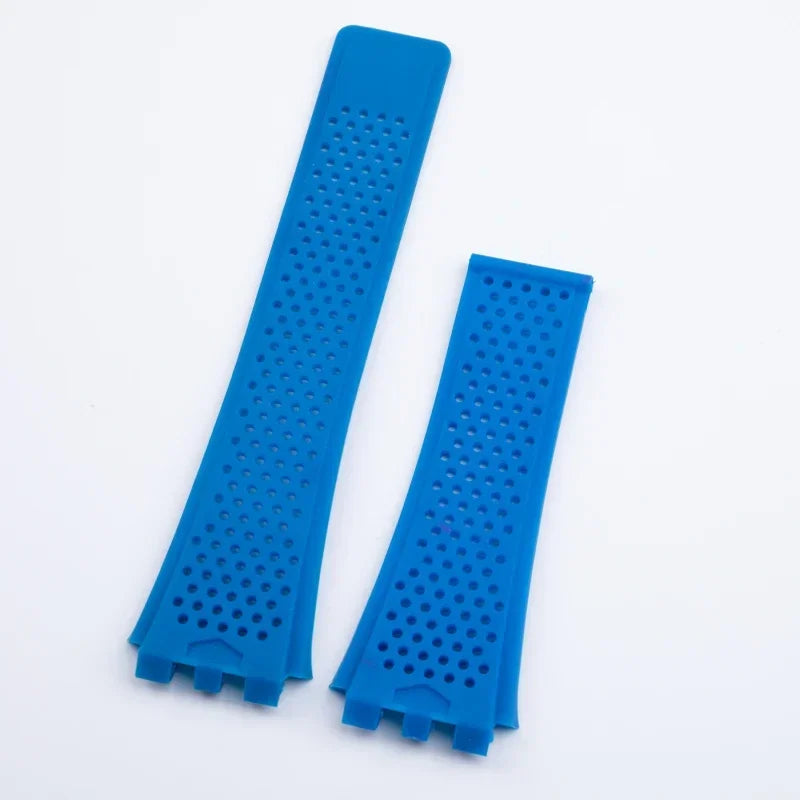 Cinturino per orologio in silicone morbido di alta qualità, per TAG HEUER, serie Carrera, interfaccia concava e convessa, 28x22mm