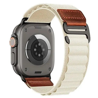 Bracelet en cuir Alpine Loop pour Apple Watch Ultra Series 11 10 9 8 7 6 5 SE