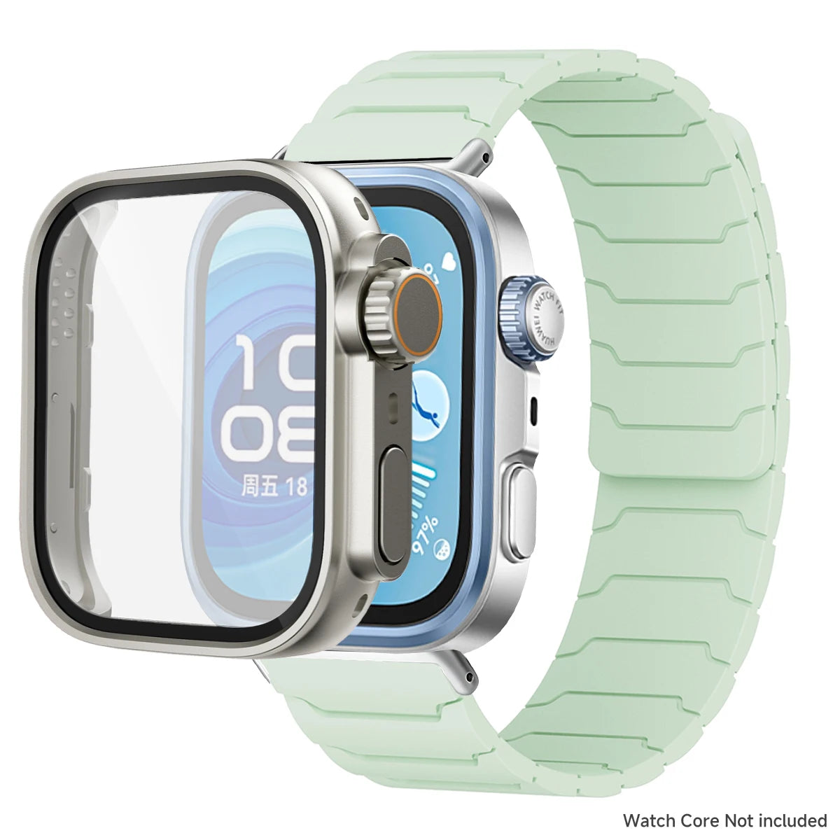 Étui + bracelet pour Huawei Watch Fit 5 4/4 Pro, bracelet en Silicone souple anti-transpiration pour Huawei Fit 3 ToUltra Cover