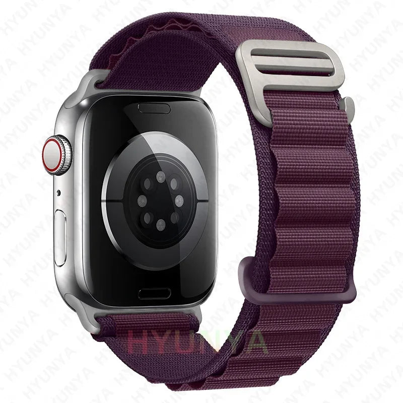 Cinturino per Apple Watch, bracciale alpino per cinturino Apple Watch Ultra 2 3, cinturino 45mm 49mm 42mm 46mm 44mm 41mm 40mm, cinturino Iwatch serie 11 9 8 7 SE 10