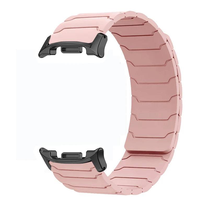Bracelet magnétique en Silicone pour Samsung Galaxy Watch Ultra 2025, 47mm, pour Galaxy 8 40mm 44mm/8Classic 46mm, Bracelet de sport