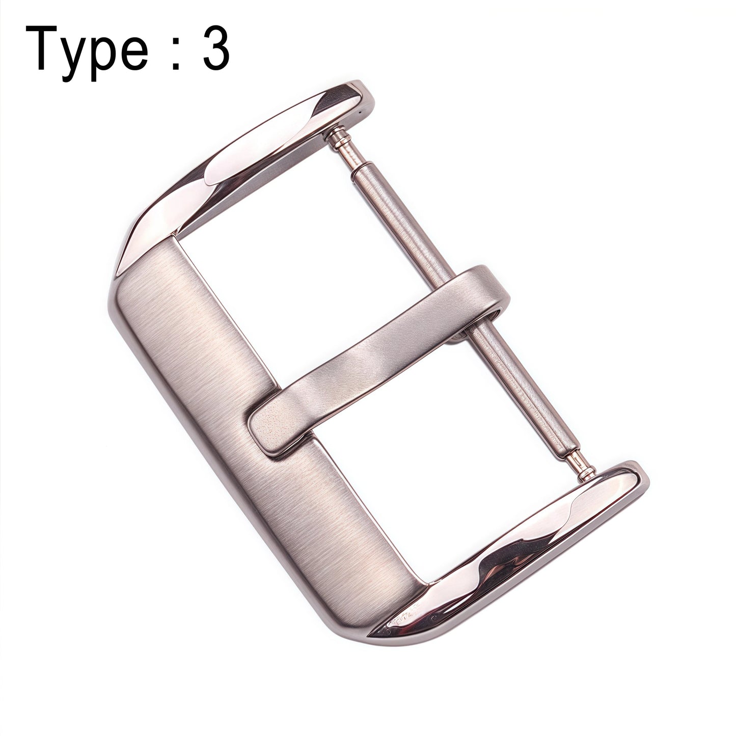 Stainless Steel Watch Buckle, Multiple Styles, 16 to 24mm, Silver Replacement Clasp for Men's Watch Straps