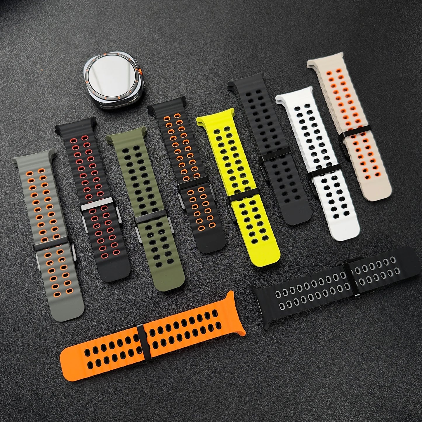 Cinturino sportivo in silicone Marine Band per Samsung Galaxy Watch Ultra2 2026, accessori per orologio Samsung Galaxy Ultra 47mm
