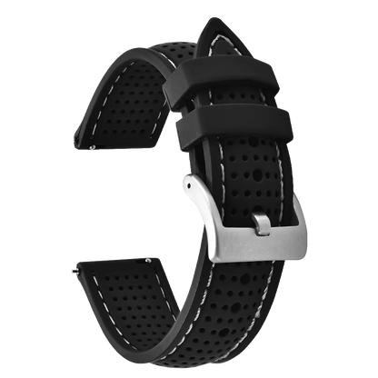 Bracelet de Sport en Silicone pour hommes, 18mm 20mm 22mm, en caoutchouc étanche, bracelet de remplacement pour Samsung S3 Huawei Watch GT2 46mm Amazfit GTR