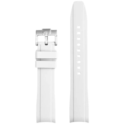 High Resistance Silicone Bracelet for Men and Women, 18/19/20/21/22mm, Universal Curved End, Butterfly Buckle, Watch Strap for Tissot 1853