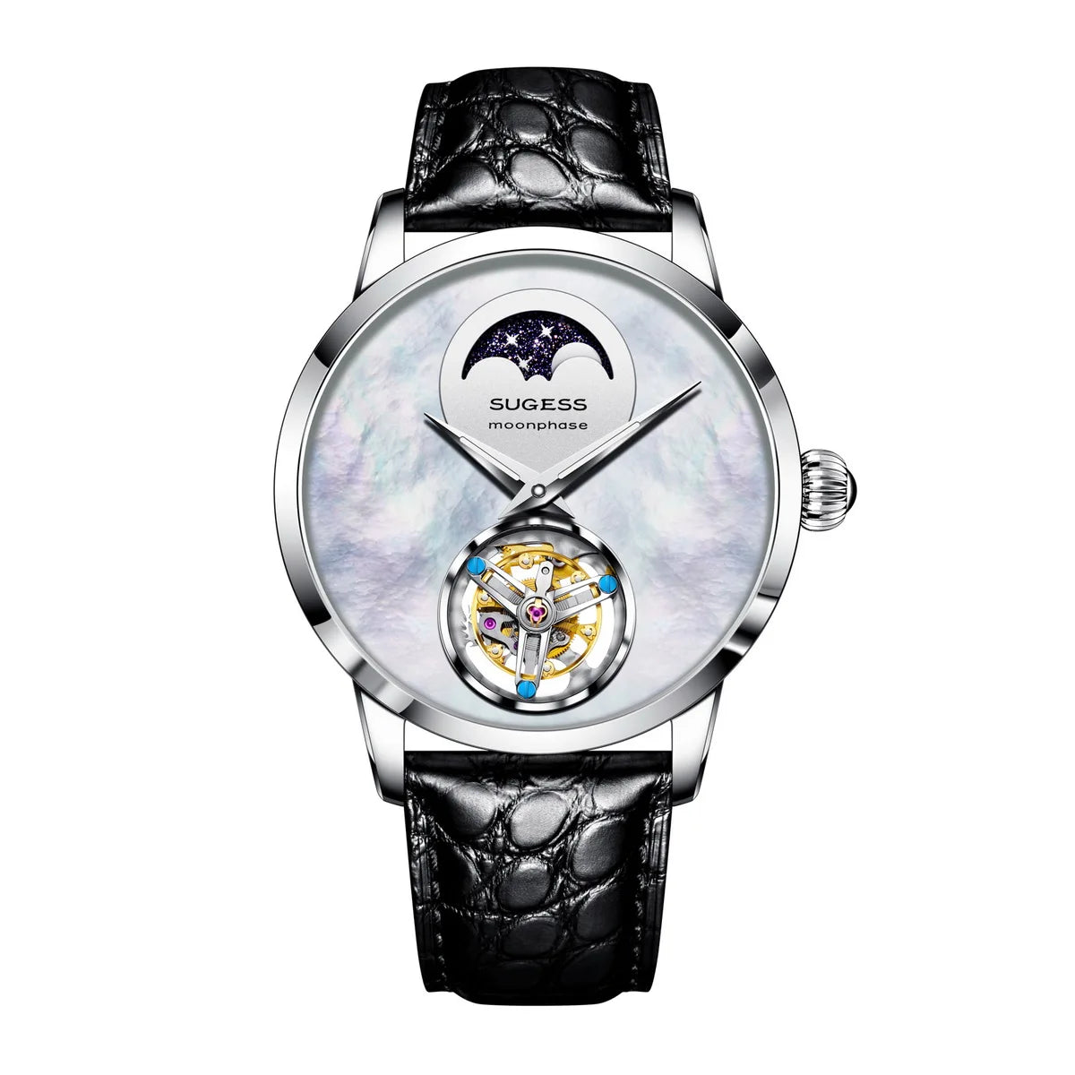Orologio automatico da uomo Sugess Tourbillon S429