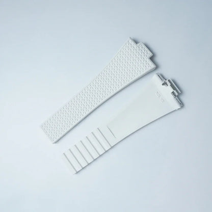 Convient pour Tissot PRX 35mm 40mm diamètre du cadran CTS Premium FKM remplacement en caoutchouc barres à ressort à dégagement rapide coupées sur la taille bracelet de montre