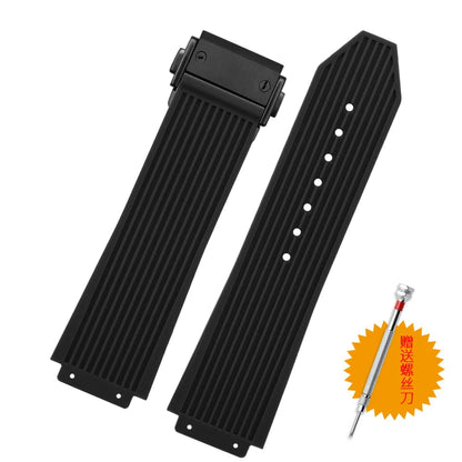 Cinturino per orologio da uomo in nylon e silicone, 20 mm, 22 mm, 24 mm, impermeabile e traspirante, in gomma, accessori