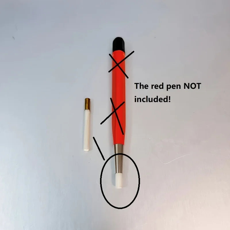 Brosse à gratter en Fiber de verre, 2 pièces, accessoires de stylo, recharges de rechange pour montre bijoutier PCB