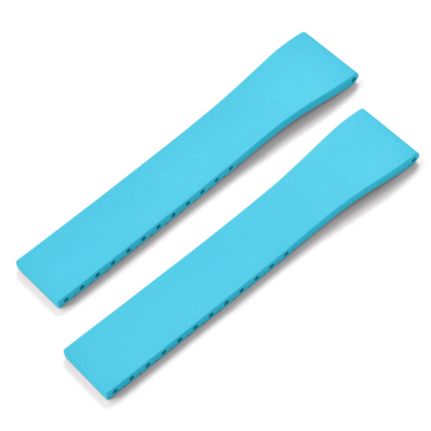 Nouveau bracelet de montre CTS FKM boucle en or papillon à dégagement rapide 16mm 18mm 19mm 20mm 21mm 22mm bracelets de montre en caoutchouc CTS pour couper à la taille