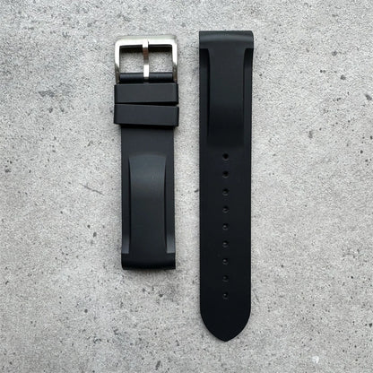 Warm Khaki Grey Black Silicone Watch Strap 20mm High Quality Silicone Watch Band for Monnswatch Omega X Swatch Bracelet