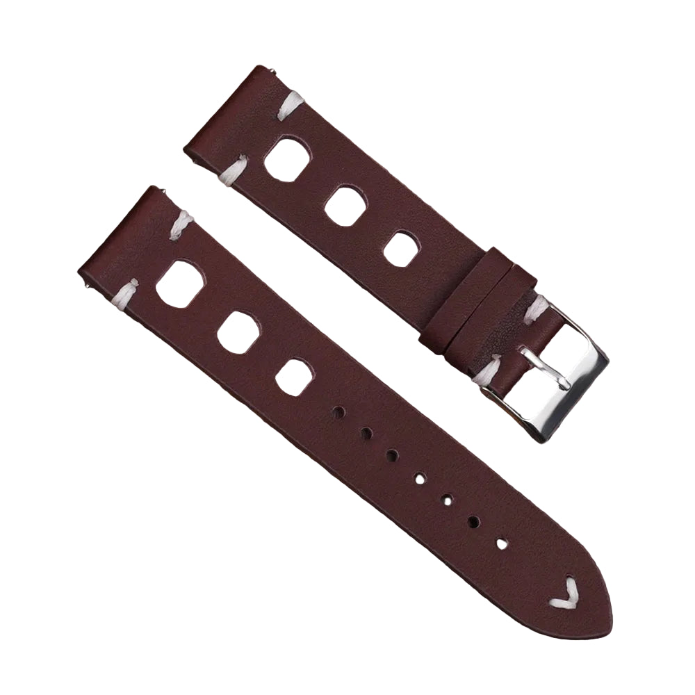 Leather watch strap, Fast - Vintage, Chronograph - Universal