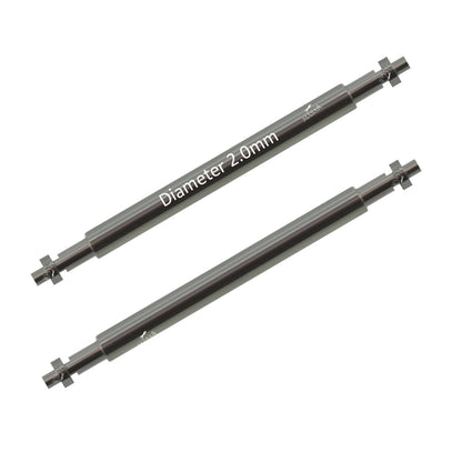 Masar Compatible Garmin Barrette a Molla Ø 2,0mm Perno Cinturino - Acciaio Inox 316L - 2 Pezzi
