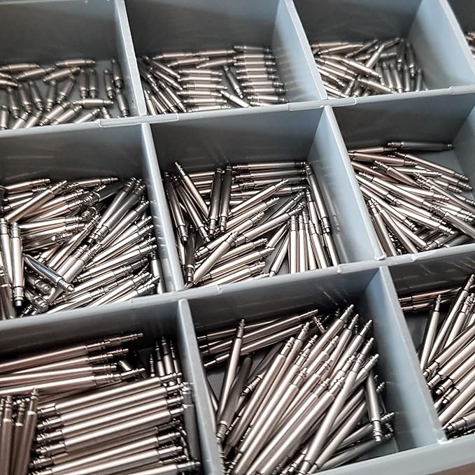 Pompes à Ressort pour bracelet montre Ø 1,5mm - Inox 304 - lot 25 Pcs