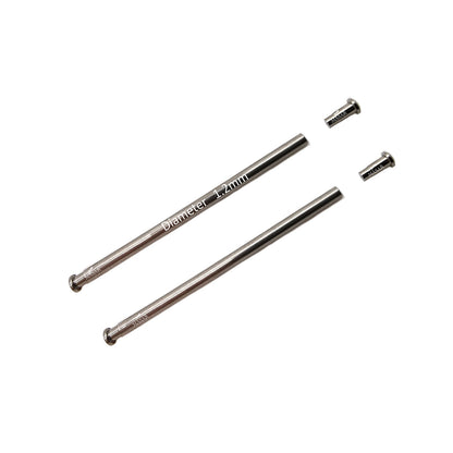 Remache - 10mm a 32mm Ø 1,2mm - Cabeza H Ø 1,5mm - Cierre para correa de reloj - 2 uds