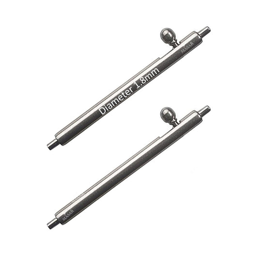 2 barre per orologio Ø 1,78 mm compatibili con barra a sgancio rapido Samsung con alette a leva