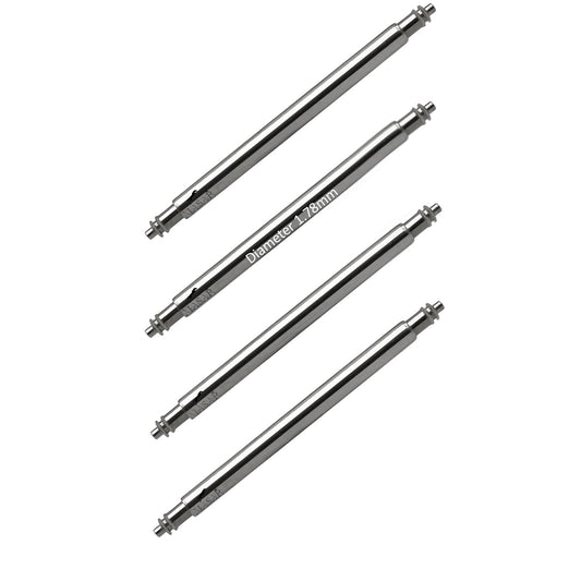 Cinturino per orologio Masar Ø 1,78 mm con barra a molla in acciaio inossidabile 316L - 4 pezzi