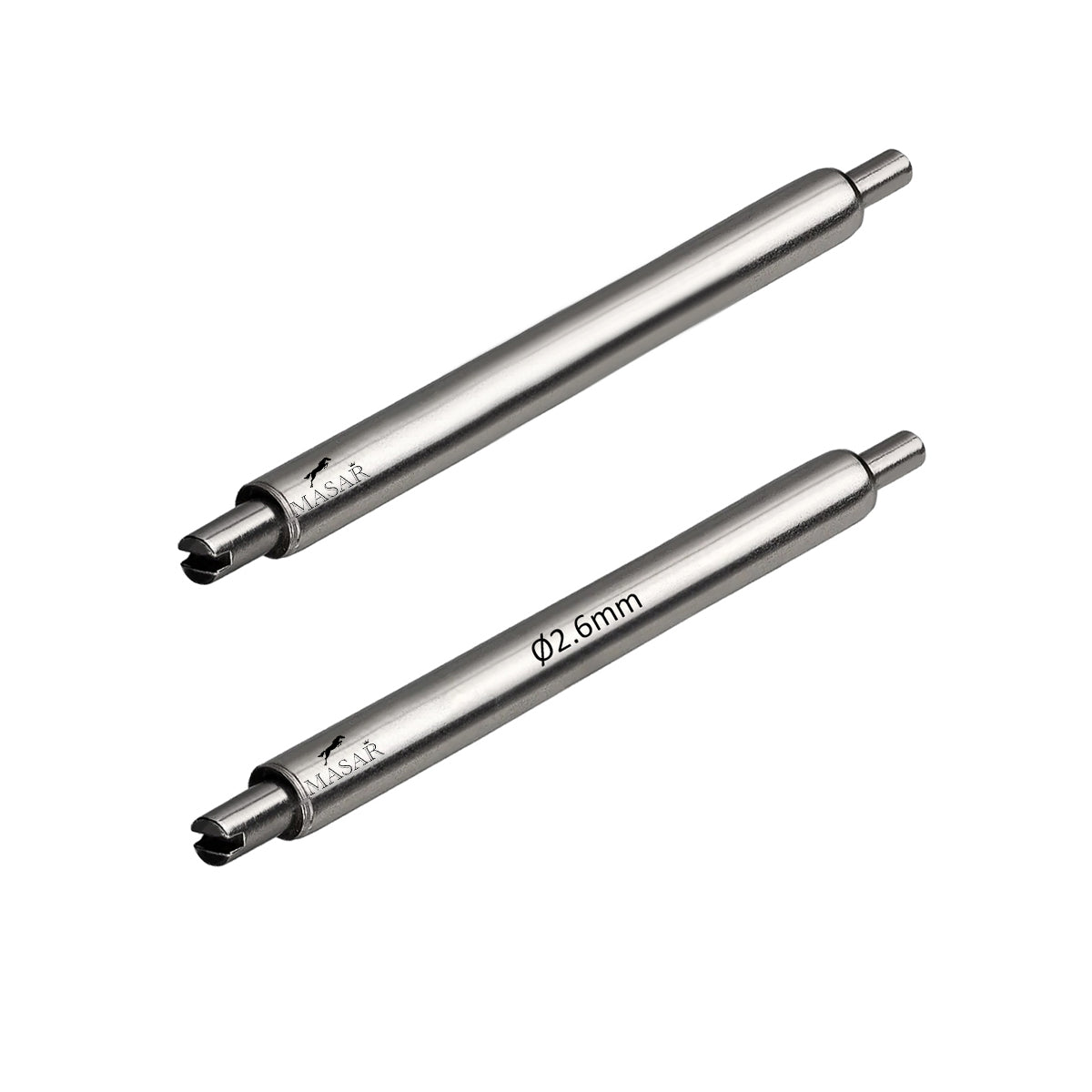 Perni, Barrette a Molla Compatibile Panerai per Cinturino – Ø 2,6 mm – Inox 316L – 2 Pcs