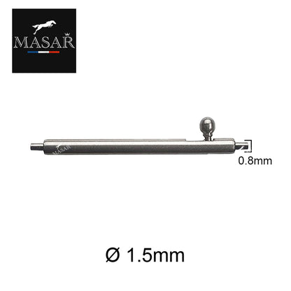 Masar Barrette à Ressort Bracelet de Montre Liberation Rapide/Quick Release Ø 1,5 mm - 2 Pcs