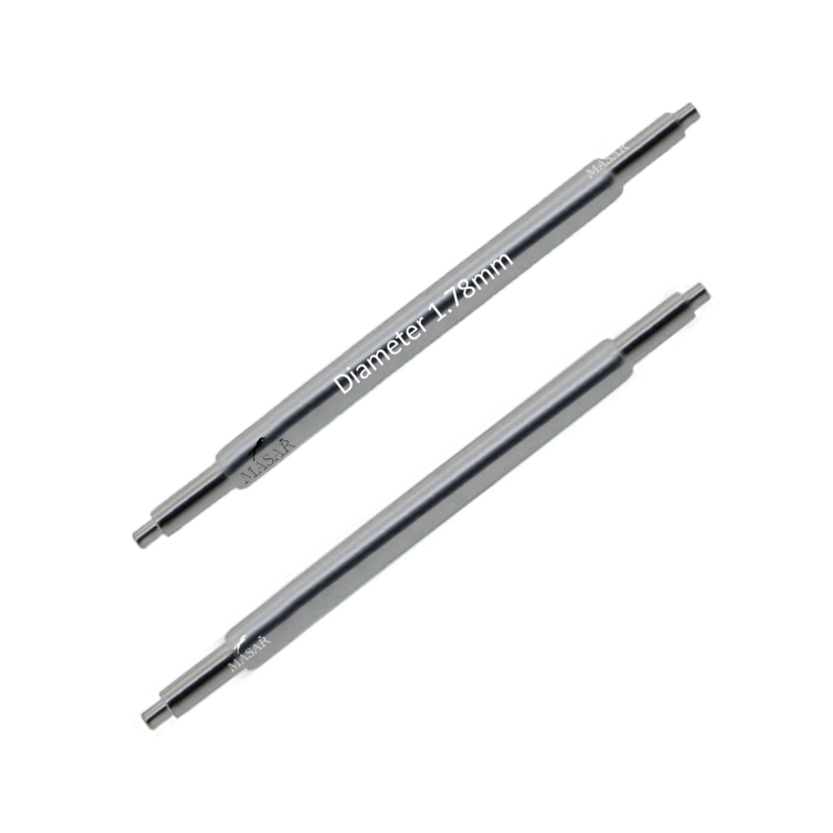 UDS Ø 1,78mm - Perni a molla per cinturino dell'orologio - Inox - Universali - 0,8mm - 2 pz