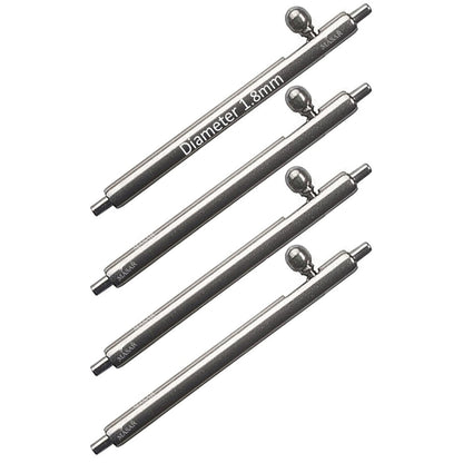 Masar Xsa Ø 1,8mm Barrettes a ressort Rpide Bracelet de Montre - Quick Release - Inox – 0,8mm 4 Pcs