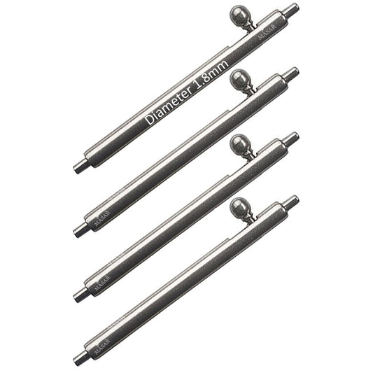 Masar Xsa Ø 1,8mm Barrettes a ressort Rpide Bracelet de Montre - Quick Release - Inox – 0,8mm 4 Pcs